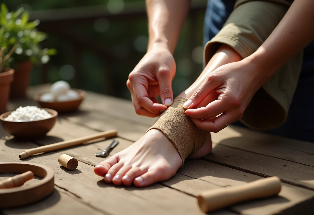 bandage entorse